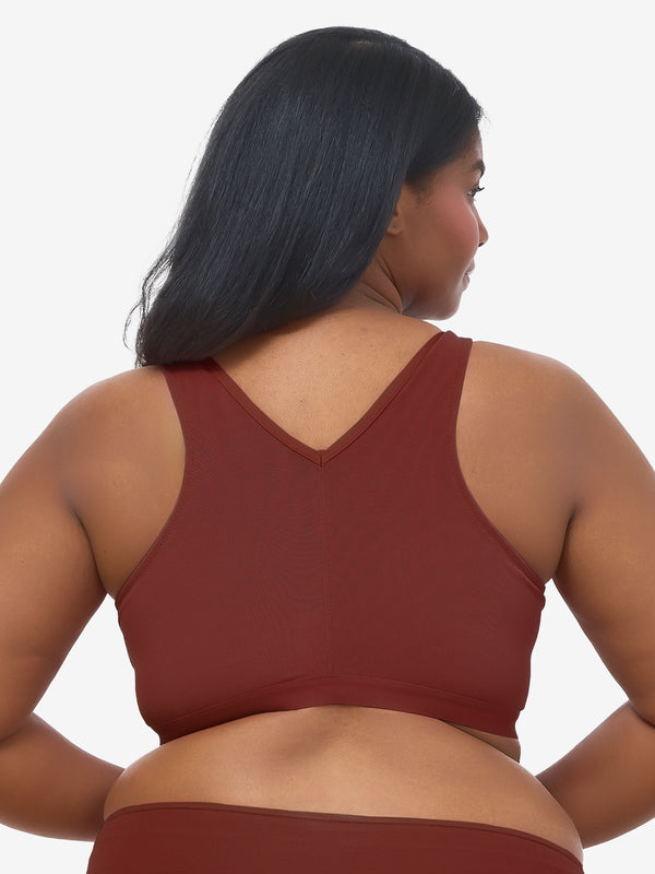 Leading Lady The Harper - Wireless Mesh Front-Closure Bra