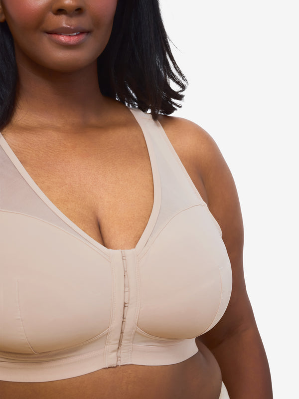 Leading Lady The Harper - Wireless Mesh Front-Closure Bra
