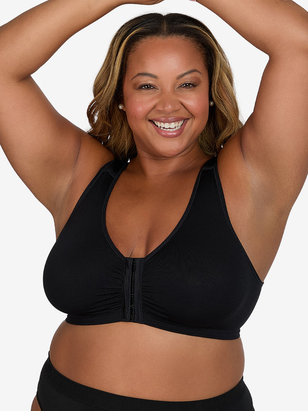 leading lady The Laurel - Seamless Comfort Front-Closure Bra