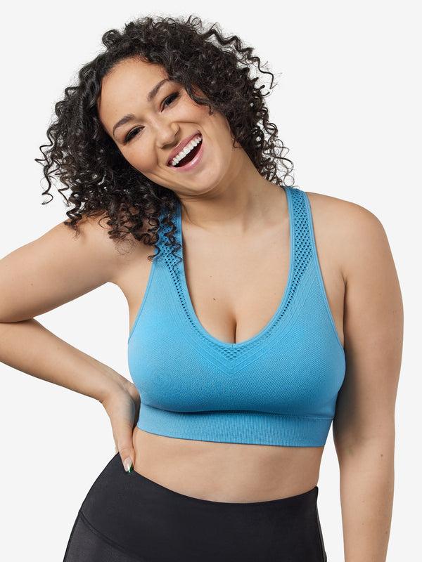 Leading Lady The Lea - Cooling Low-Impact Racerback Sports Bra