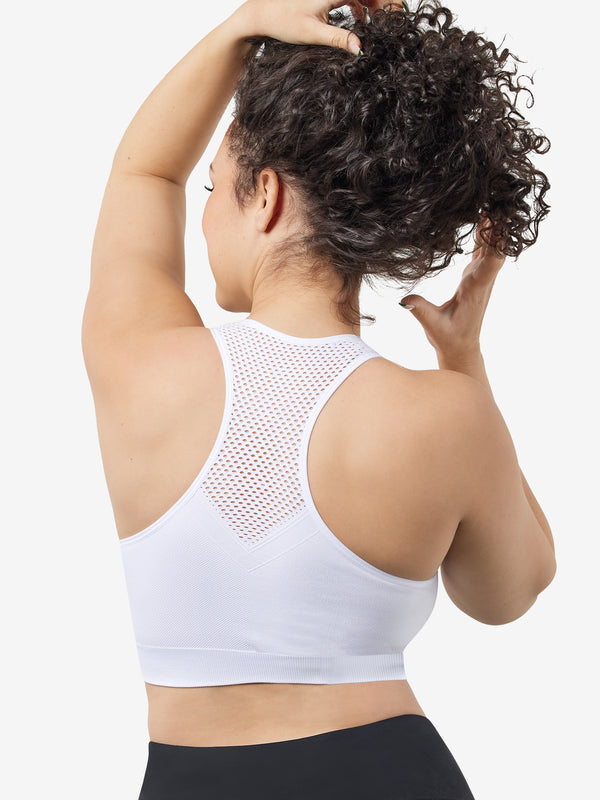Leading Lady The Lea - Cooling Low-Impact Racerback Sports Bra