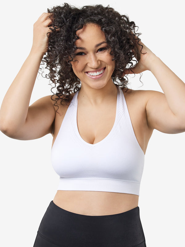 leading lady The Lea - Cooling Low-Impact Racerback Sports Bra
