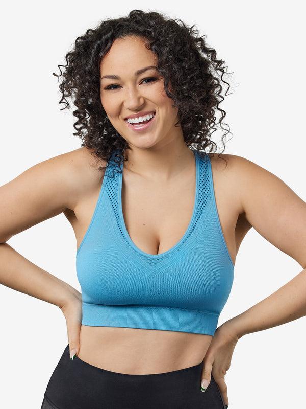leading lady The Lea - Cooling Low-Impact Racerback Sports Bra