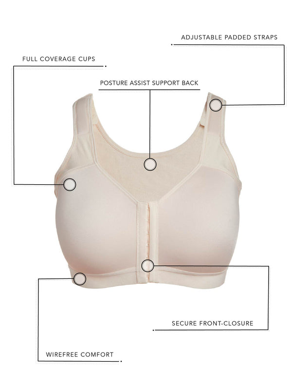 Leading Lady The Lillian - Back Smoothing Seamless Support Bra