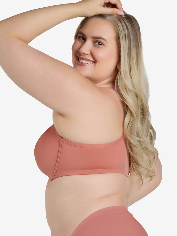 Leading Lady The Luna - Front-Closure Racerback Power Mesh Bra