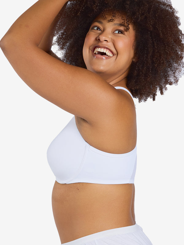 Leading Lady The Luna - Front-Closure Racerback Power Mesh Bra