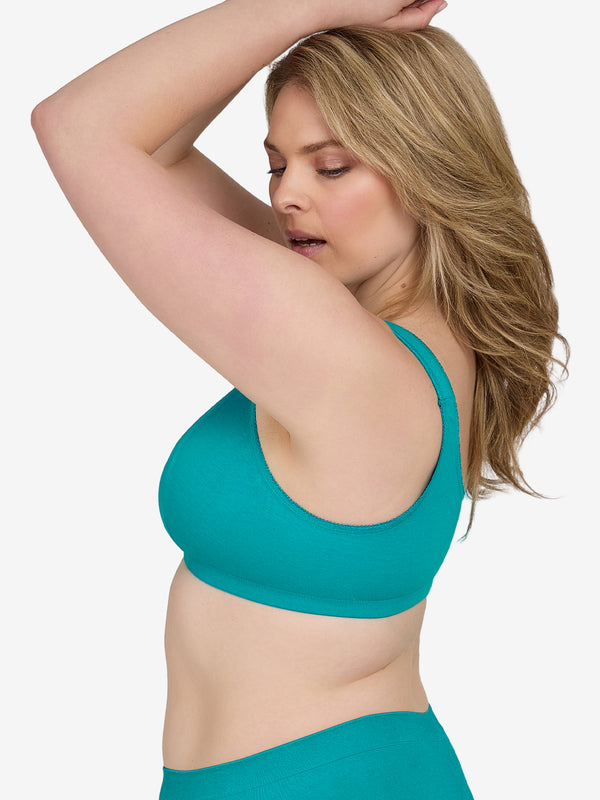 leading Lady The Meryl - Cotton Front-Closure Comfort & Sleep Bra