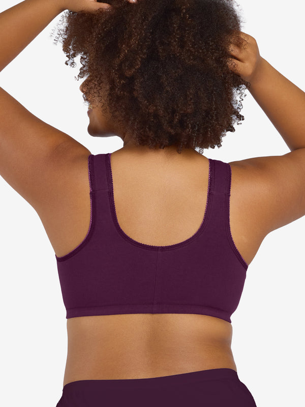 Leading Lady The Meryl - Cotton Front-Closure Comfort & Sleep Bra