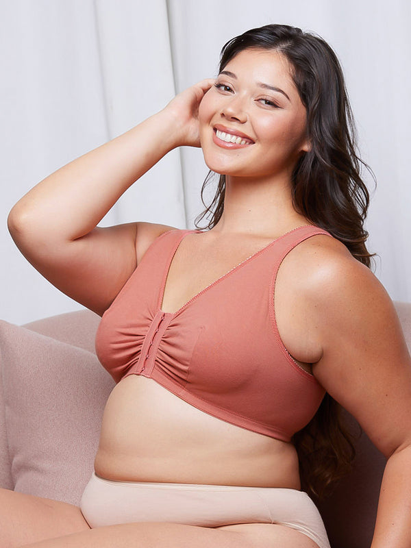 Leading Lady The Meryl - Cotton Front-Closure Comfort & Sleep Bra