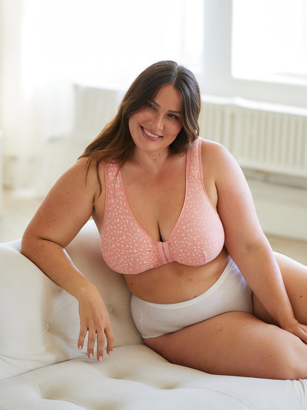 Leading Lady The Meryl - Cotton Front-Closure Comfort & Sleep Bra