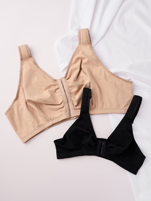 Leading Lady The Meryl - Cotton Front-Closure Comfort & Sleep Bra