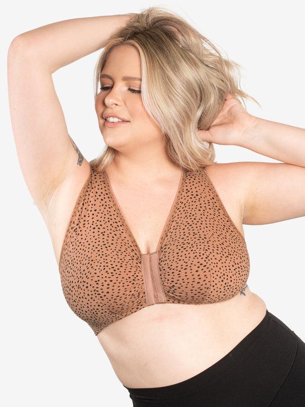 leading lady The Meryl - Cotton Front-Closure Comfort & Sleep Bra