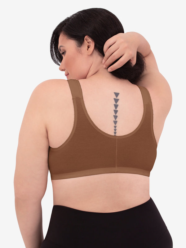 Leading Lady The Meryl - Cotton Front-Closure Comfort & Sleep Bra