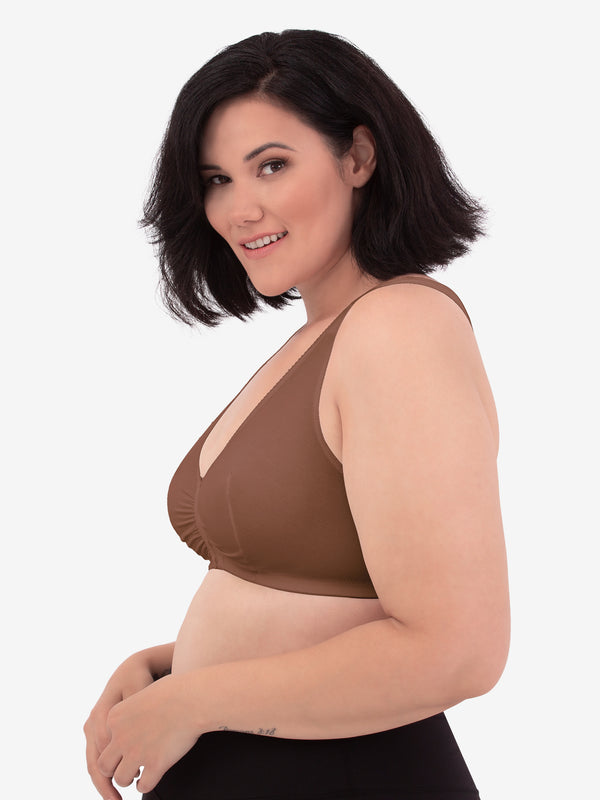 Leading Lady The Meryl - Cotton Front-Closure Comfort & Sleep Bra