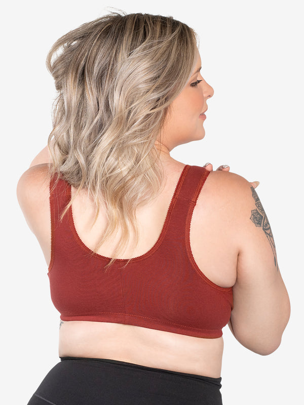 Leading Lady The Meryl - Cotton Front-Closure Comfort & Sleep Bra
