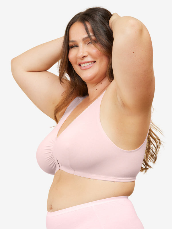 Leading Lady The Meryl - Cotton Front-Closure Comfort & Sleep Bra