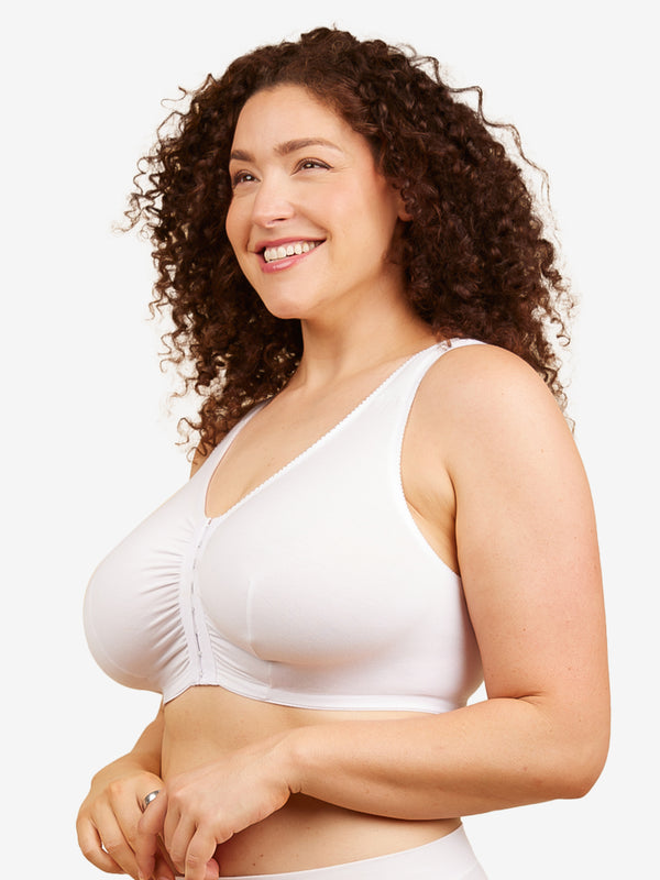 Leading Lady The Meryl - Cotton Front-Closure Comfort & Sleep Bra