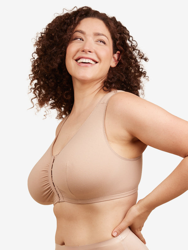 Leading Lady The Meryl - Cotton Front-Closure Comfort & Sleep Bra