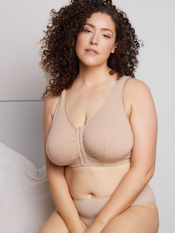 Leading Lady The Meryl - Cotton Front-Closure Comfort & Sleep Bra