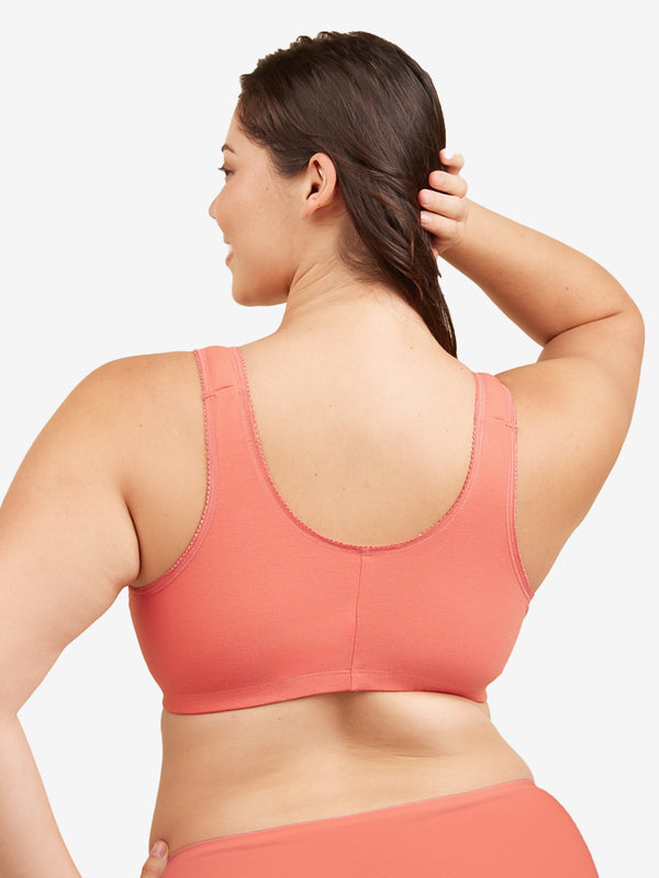 Leading Lady The Meryl - Cotton Front-Closure Comfort & Sleep Bra