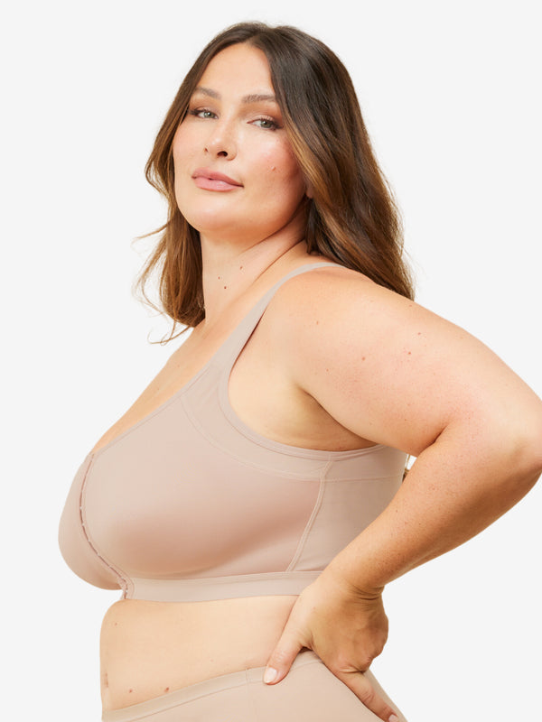 Leading Lady The Moira - Front-Closure Posture Back Support Bra
