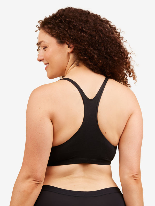 Leading Lady The Serena - Wireless Racerback Cotton Sports Bra