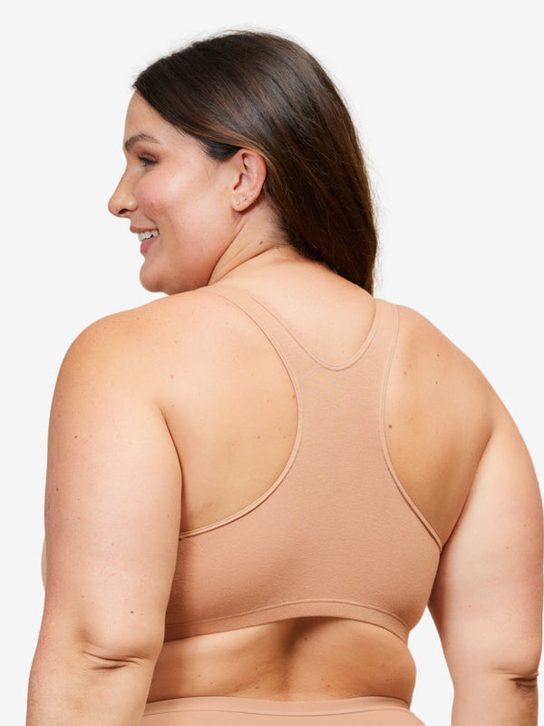 Leading Lady The Serena - Wireless Racerback Cotton Sports Bra