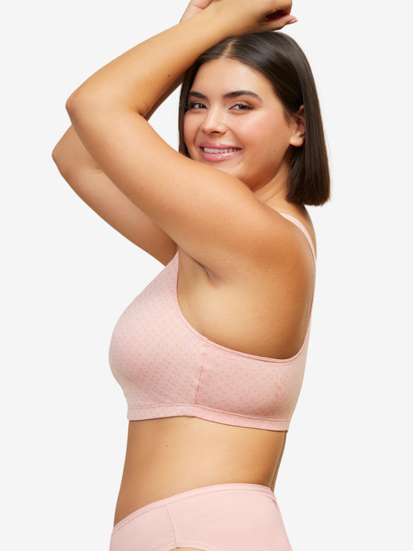 Leading Lady The Serena - Wireless Racerback Cotton Sports Bra
