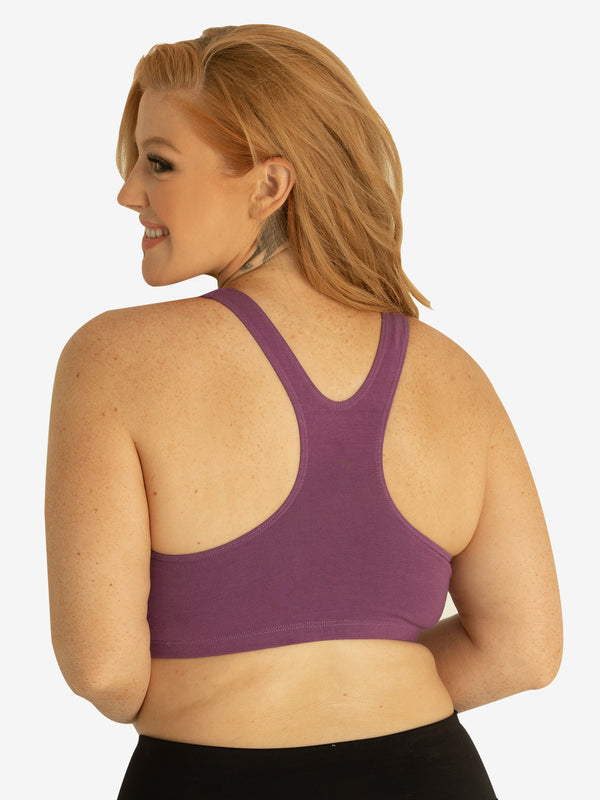 Leading Lady The Serena - Wireless Racerback Cotton Sports Bra