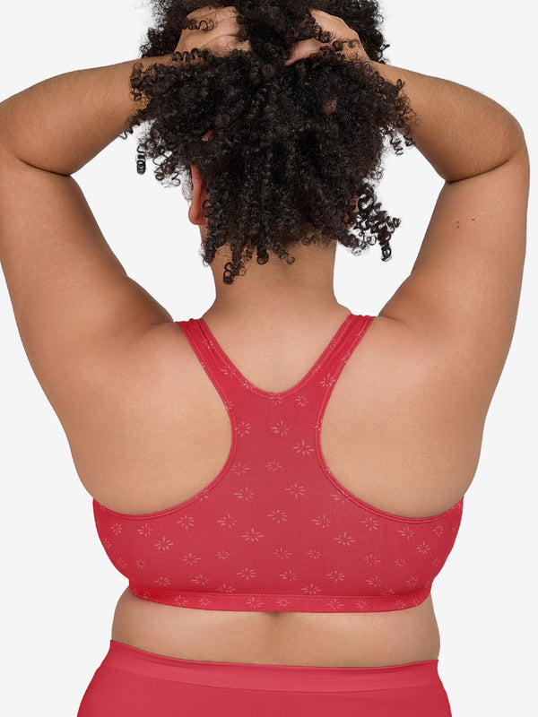 Leading Lady The Serena - Wireless Racerback Cotton Sports Bra