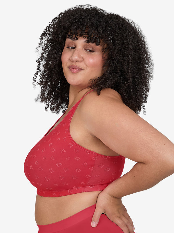 Leading Lady The Serena - Wireless Racerback Cotton Sports Bra