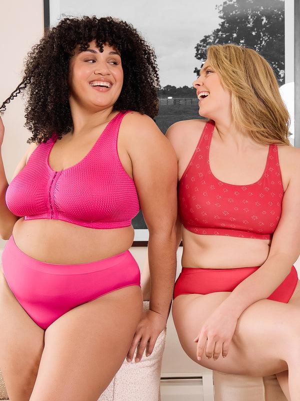 Leading Lady The Serena - Wireless Racerback Cotton Sports Bra
