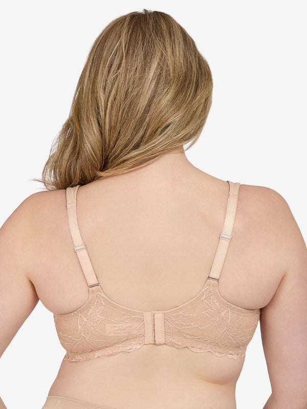 Leading Lady The Zoey – Lace Band Molded Wireless T-Shirt Bra