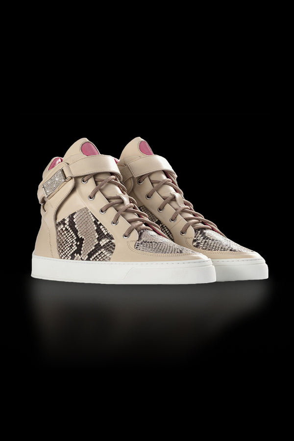 Leandro Lopes High Top - Mosh - Glitter Diamond Python