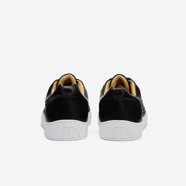 Leandro Lopes Low Top - Ezio - Double Stitched Black