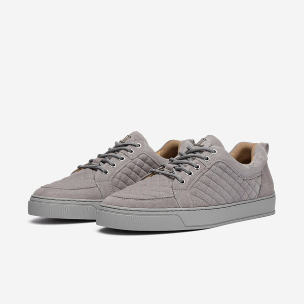 Leandro Lopes Low Top - Ezio - Grey Velour