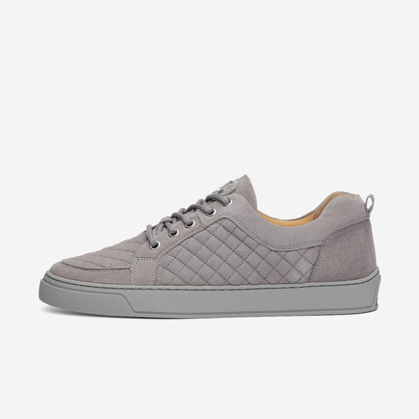 leandro lopes Low Top - Ezio - Grey Velour