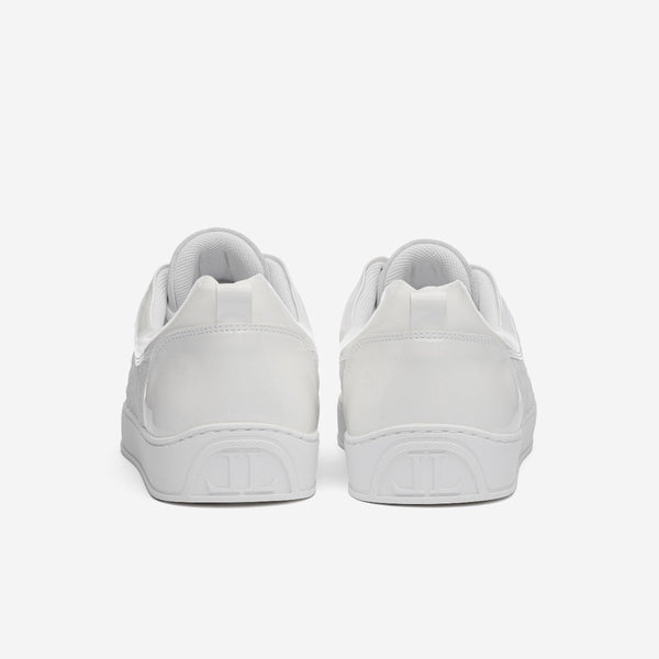 Leandro Lopes Low Top - Ezio - White Velour Varnish