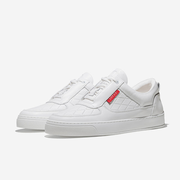 leandro Lopes Low Top - Faisca - White / Red Label