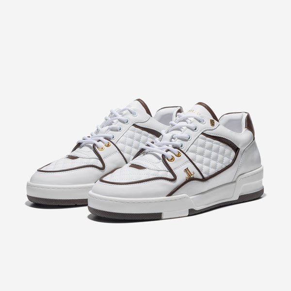 Leandro Lopes Low Top - Jordy V - White-Maroon