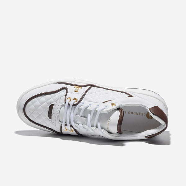 Leandro Lopes Low Top - Jordy V - White-Maroon