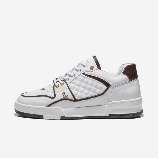 leandro lopes Low Top - Jordy V - White-Maroon