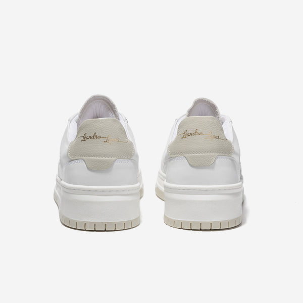 Leandro Lopes Low Top - Tony - White-Beige