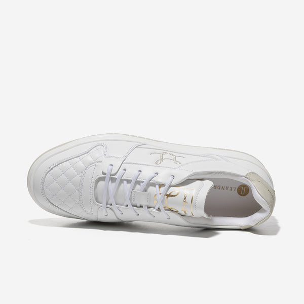 Leandro Lopes Low Top - Tony - White-Beige