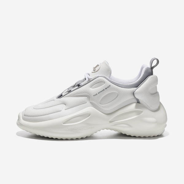 leandro lopes Runner - Mining Shoe - White-Grey