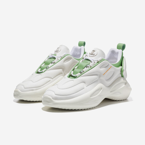 Leandro Lopes Runner - Mining Shoe - White-Mint