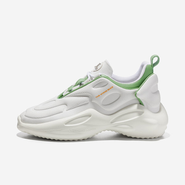 leandro lopes Runner - Mining Shoe - White-Mint