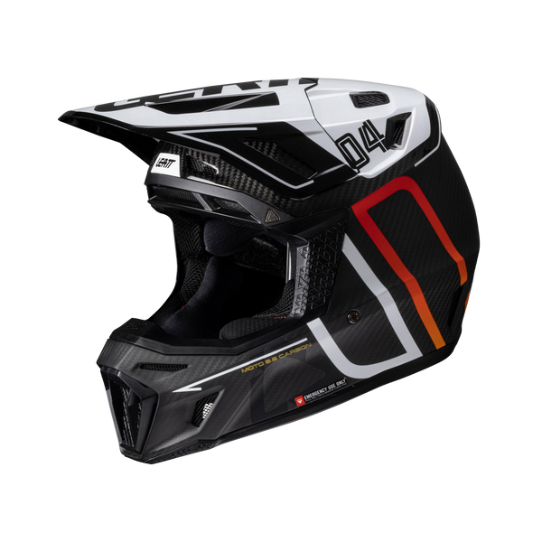 Leatt Helmet Kit Moto 9.5 Carbon With 6.5 Iriz Goggle