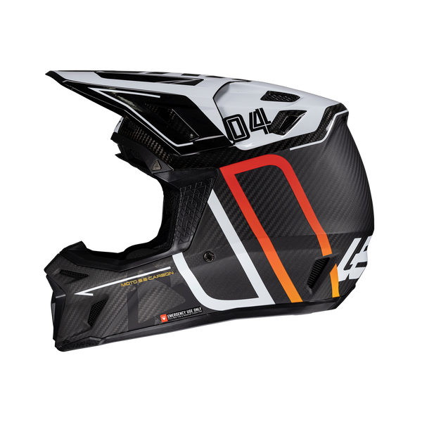 Leatt Helmet Kit Moto 9.5 Carbon With 6.5 Iriz Goggle