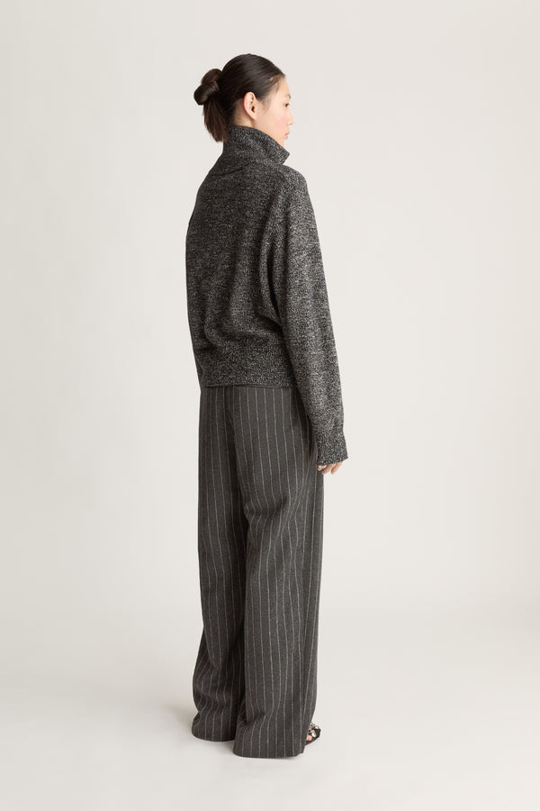 Lee Mathews Allegra Zip Cardigan